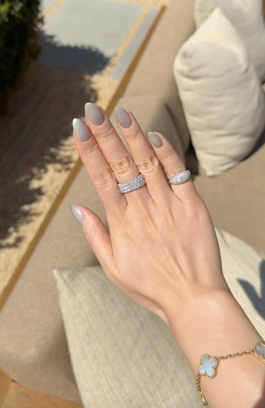 Pavé Lab-Grown Diamond Heirloom Ring in 14K Gold