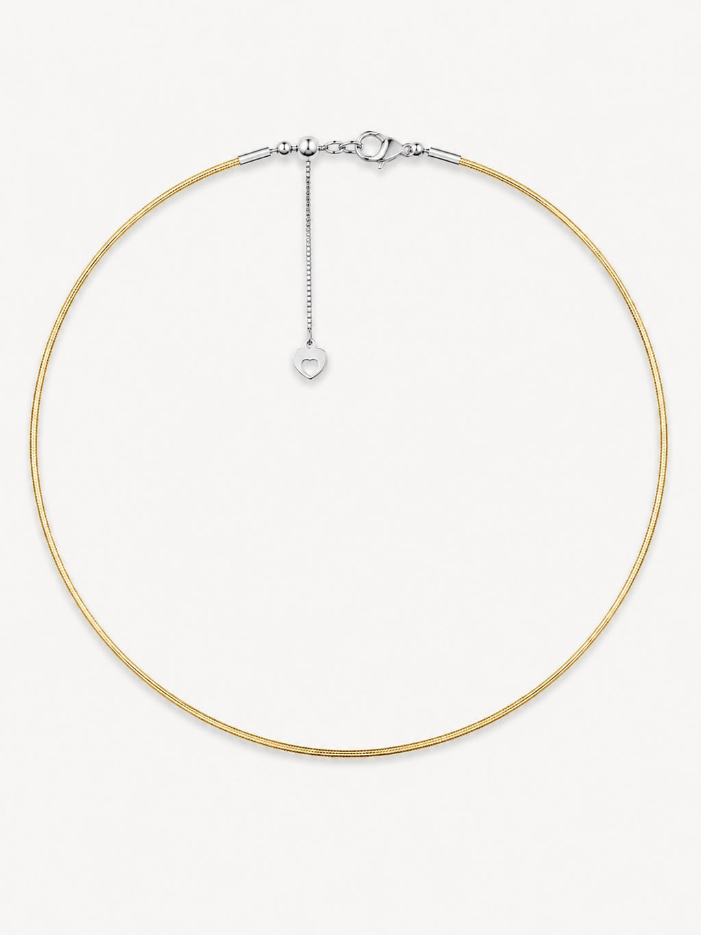 Two-Tone Reversible Omega Choker 18K Gold