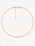 Two-Tone Reversible Omega Choker 18K Gold