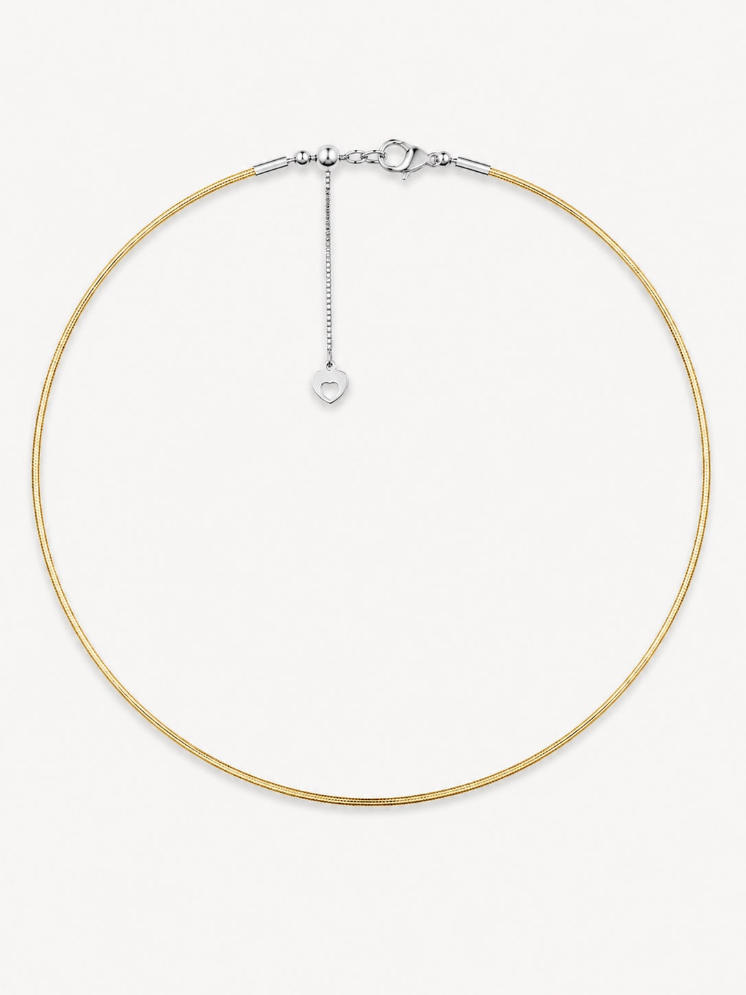 Two-Tone Reversible Omega Choker 18K Gold